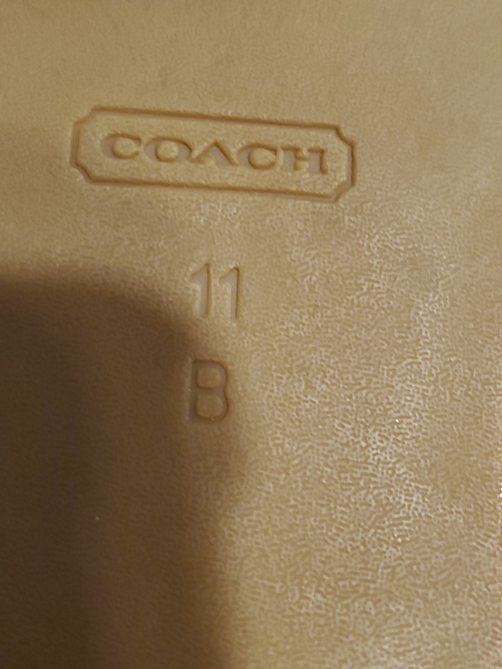 Coach Coral Leather Tassel Thong Sandals - Picture 6 of 6